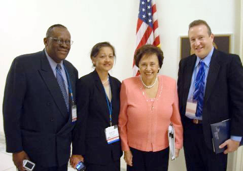 Dr. Reid in his capacity as an Author with the Congressional Representative of the 18th District
